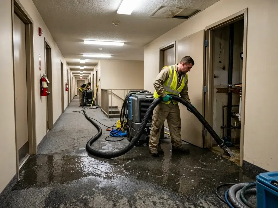 multi-unit-apartment-hallway-f-005 — frequently asked questions, Emergency Burst Pipe Water Extraction & Removal in Coal Cre…